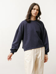classic crew - lightweight terry navy