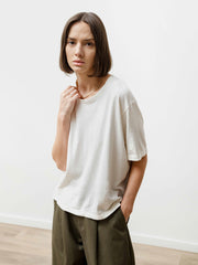 crop tee - slub jersey natural