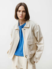 clutch jacket - canvas natural