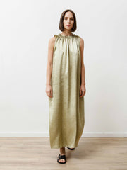 era dress - crushed slinky pistachio