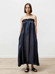 tube dress - crushed slinky midnight