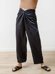 twist pant - crushed slinky midnight