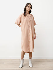 tenn dress - modal dusty pink