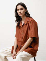 edition shirt - light poplin chestnut