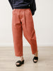 pleat trouser - canvas sunburn