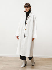 bell jacket - vegan leather white